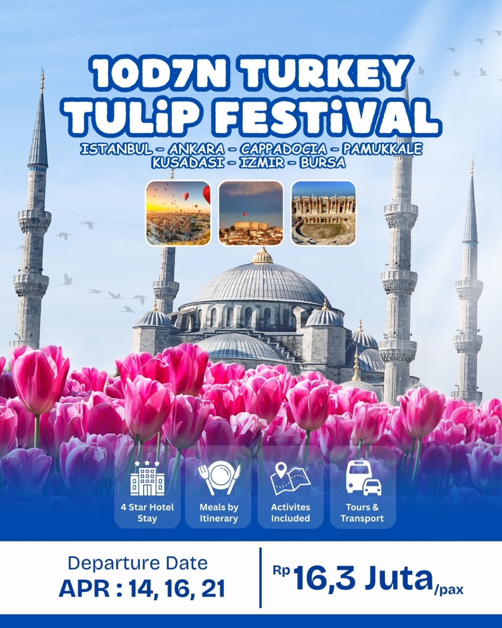 ITINERARY TULIP FESTIVAL - 2026