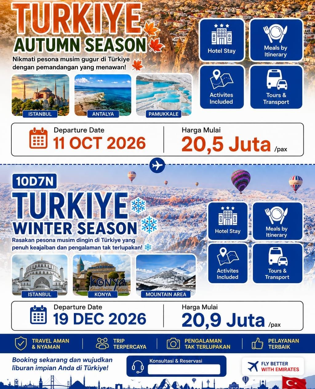 TÜRKIYE WINTER SEASON 10D7N