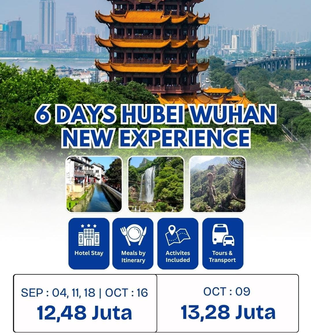 6D HUBEI WUHAN NEW EXPERIENCE BY XIAMEN AIRLINES