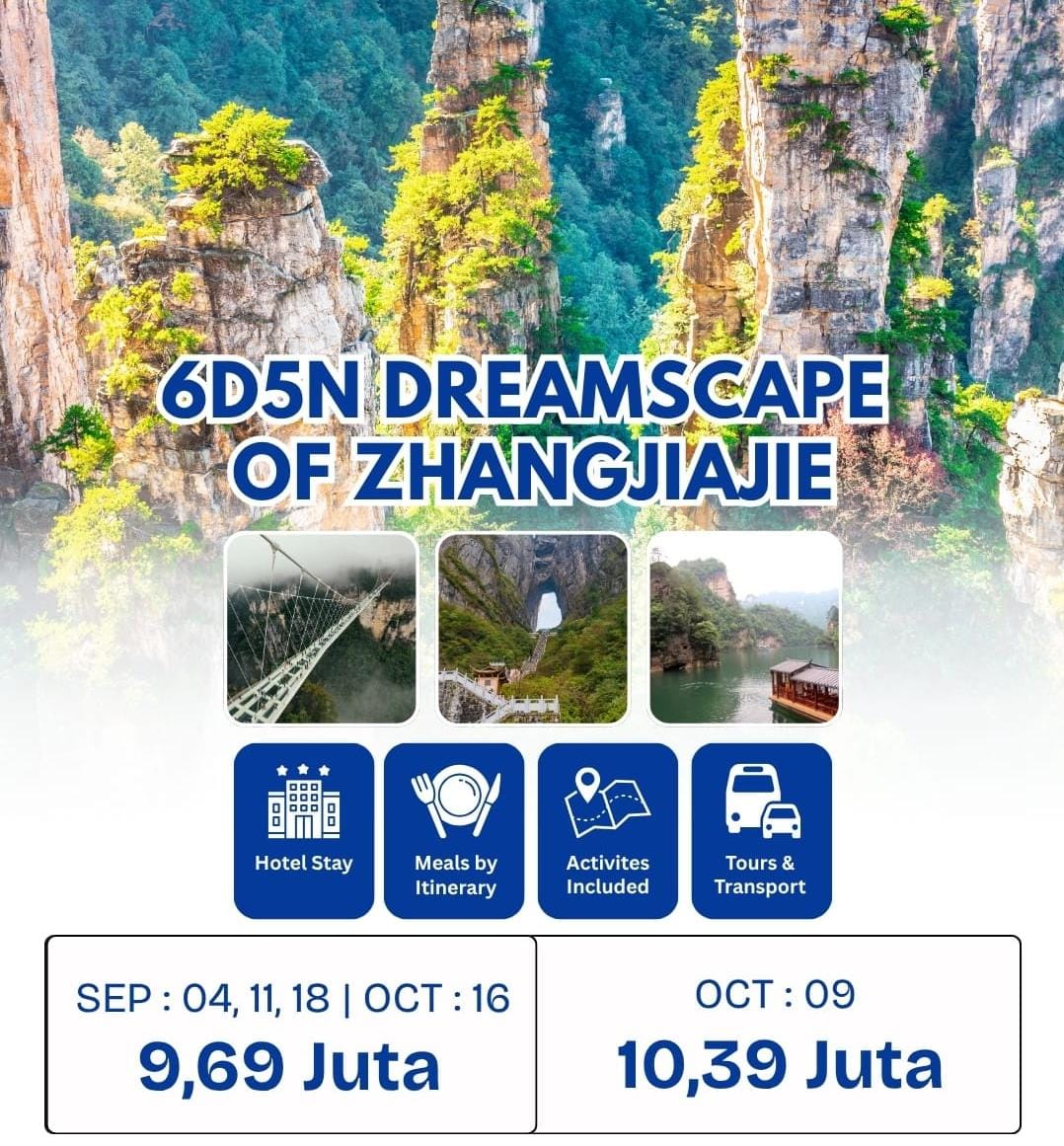 6D5N DREAMSCAPE OF ZHANGJIAJIE